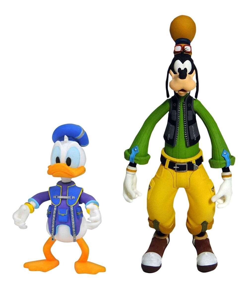 Kingdom Hearts 3 Select Action Figures 2-Pack Goofy & Donald 10 - 18 Cm Diamond Select