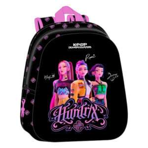 KPop Demon Hunters Negra 3D backpack 33cm Safta