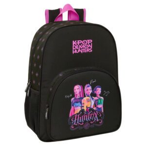 Kpop Demon Hunters Negra backpack Safta