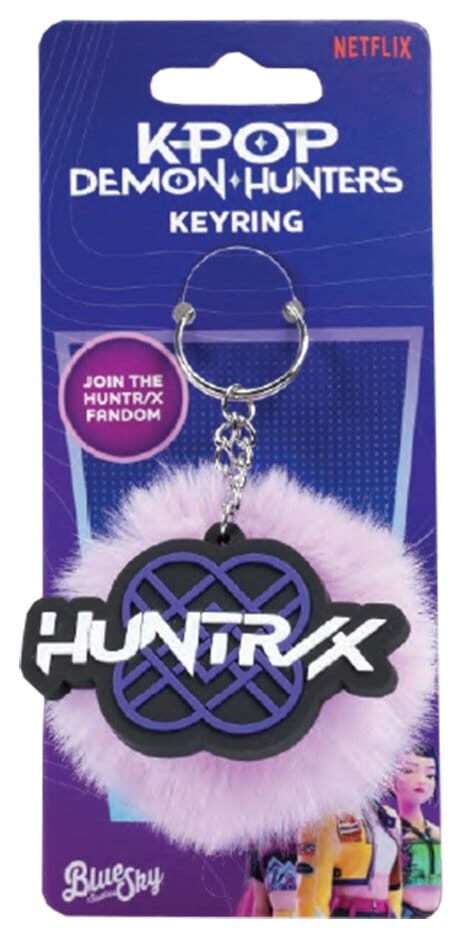 Kpop Demon Hunters Pom Pom Portachiavi Huntr/x Blue Sky Studios