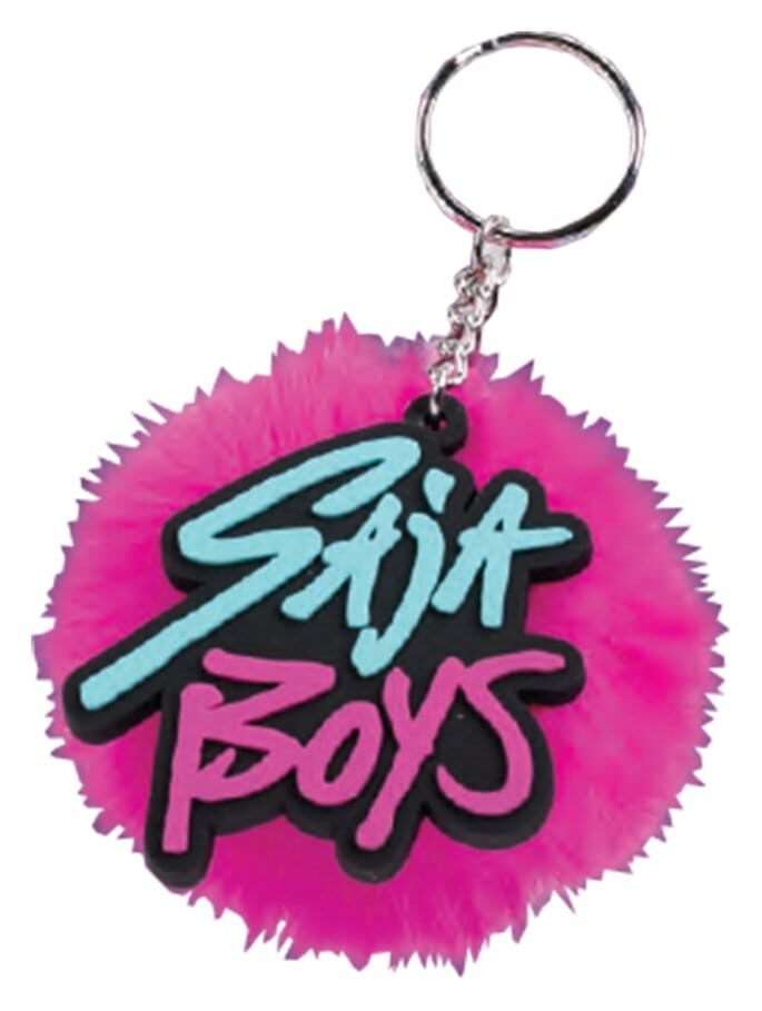 Kpop Demon Hunters Pom Pom Portachiavi Saja Boys Blue Sky Studios