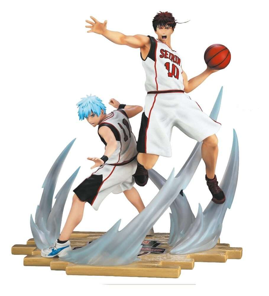 Kuroko's Basket Resin Statue 1/6 Tetsuya Kuroko & Taiga Kagami White Jersey Edition 41 Cm Taka Corp Studio