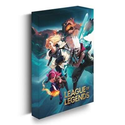 League Of Legends Fight For Glory Light Up Tela Stampa Su Tela Pyramid International