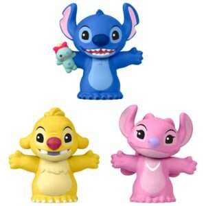 Lilo & Stitch Little People Da Collezionemini Figura 3-pack Stitch & The Cousins 7 Cm Mattel