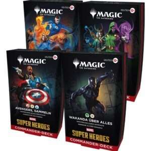Magic The Gathering Marvel Super Heroes Commander Decks Case German Wizards of the Coast