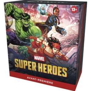 Magic The Gathering Marvel Super Heroes Prerelease Packs Case  French Wizards of the Coast