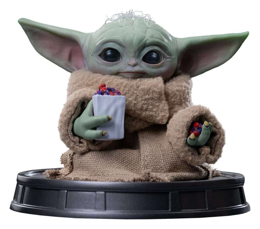 Mandalorian & Grogu Movie Grogu Popcorn Time 1/4 Legacy Statua Statua Iron Studios