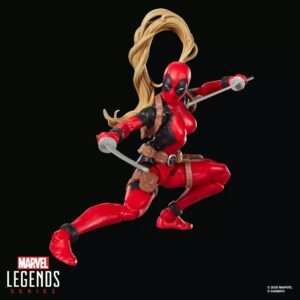 Marvel Legends Buildable Figura Series Box Lady Deadpool Action Figura Action Figura Hasbro