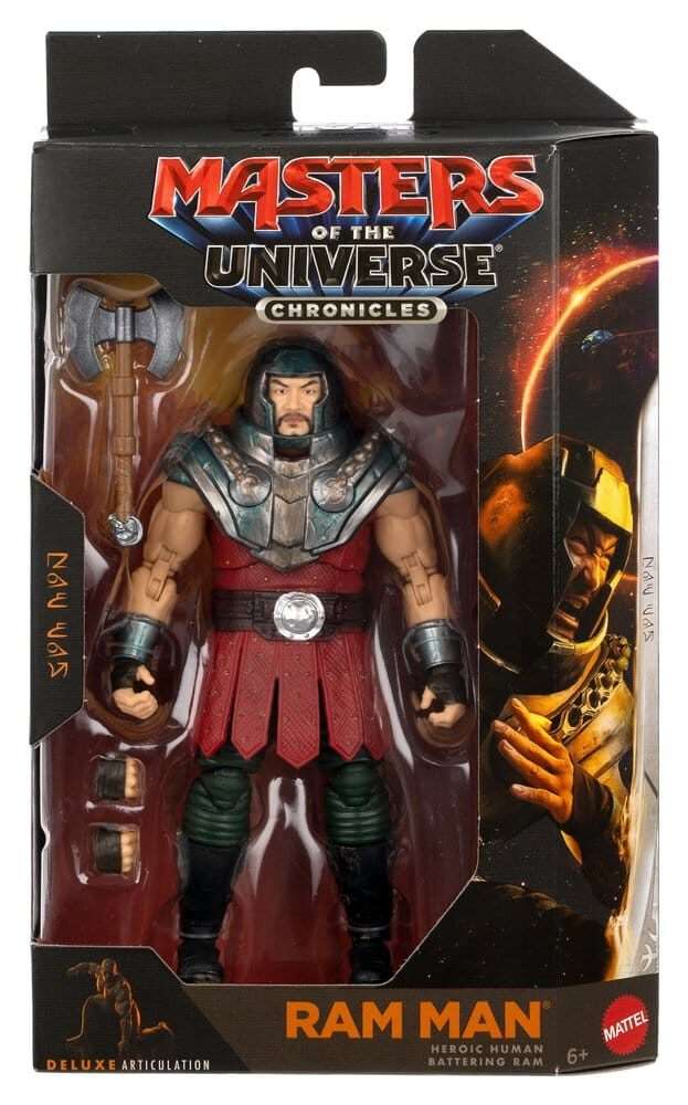 Masters Of The Universe 2026 Movie Chronicles Action Figure Ram Man 17 Cm Mattel