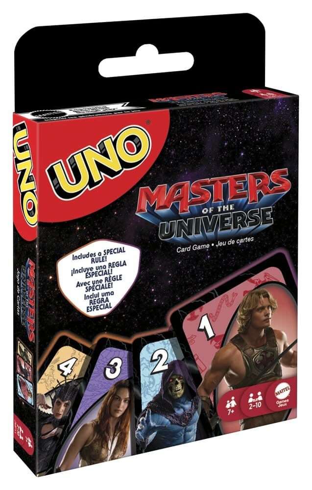 Masters Of The Universe 2026 Movie Uno Carte Gioco Mattel
