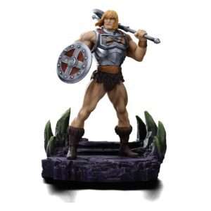 Masters Of The Universe Art Scale Statua 1/10 He-man Battle Armor Version Heo Exclusice 23 Cm Iron Studios