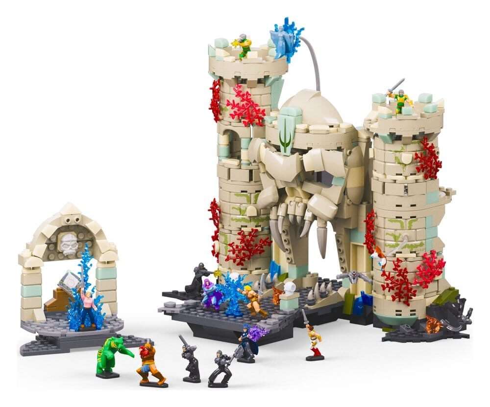 Masters Of The Universe Mattel Brick Shop Construction Set Castle Grayskull Mattel