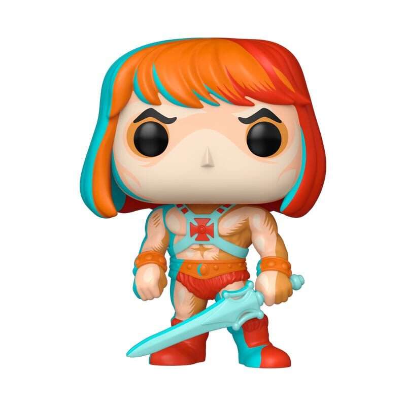 Masters Of The Universe Pop! Television Vinile Figura He-man (comic Deco) 9 Cm Funko