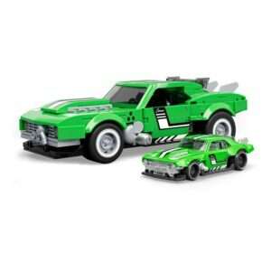Mattel Brick Shop Hot Wheels Speed Series Building Set 1/32 Custom '68 Camaro Mattel
