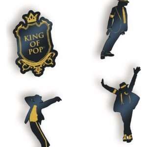 Michael Jackson Spilla Badges Set (4) Grupo Erik