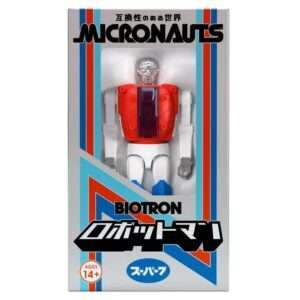MICRONAUTS W05 BIOTRON SDCC/JAPANESE BOX  REACTION+ FIGURE Action Figure SUPER 7