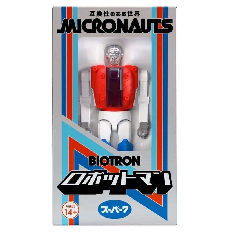 MICRONAUTS W05 BIOTRON SDCC/JAPANESE BOX REACTION+ FIGURE Action Figure SUPER 7