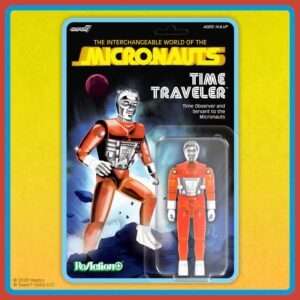 Micronauts Wave 04 Time Traveler Orange Translucent Reaction+ Figura Action Figura Super 7