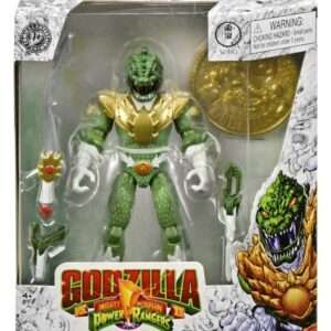 Mighty Morphin Power Rangers X Godzilla Action Figura Green Godzilla Playmates