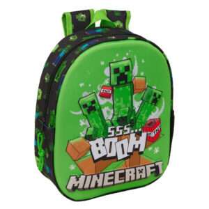 Minecraft 3D backpack 33cm Safta