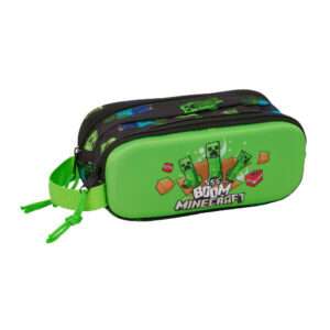 Minecraft 3D double pencil case Safta