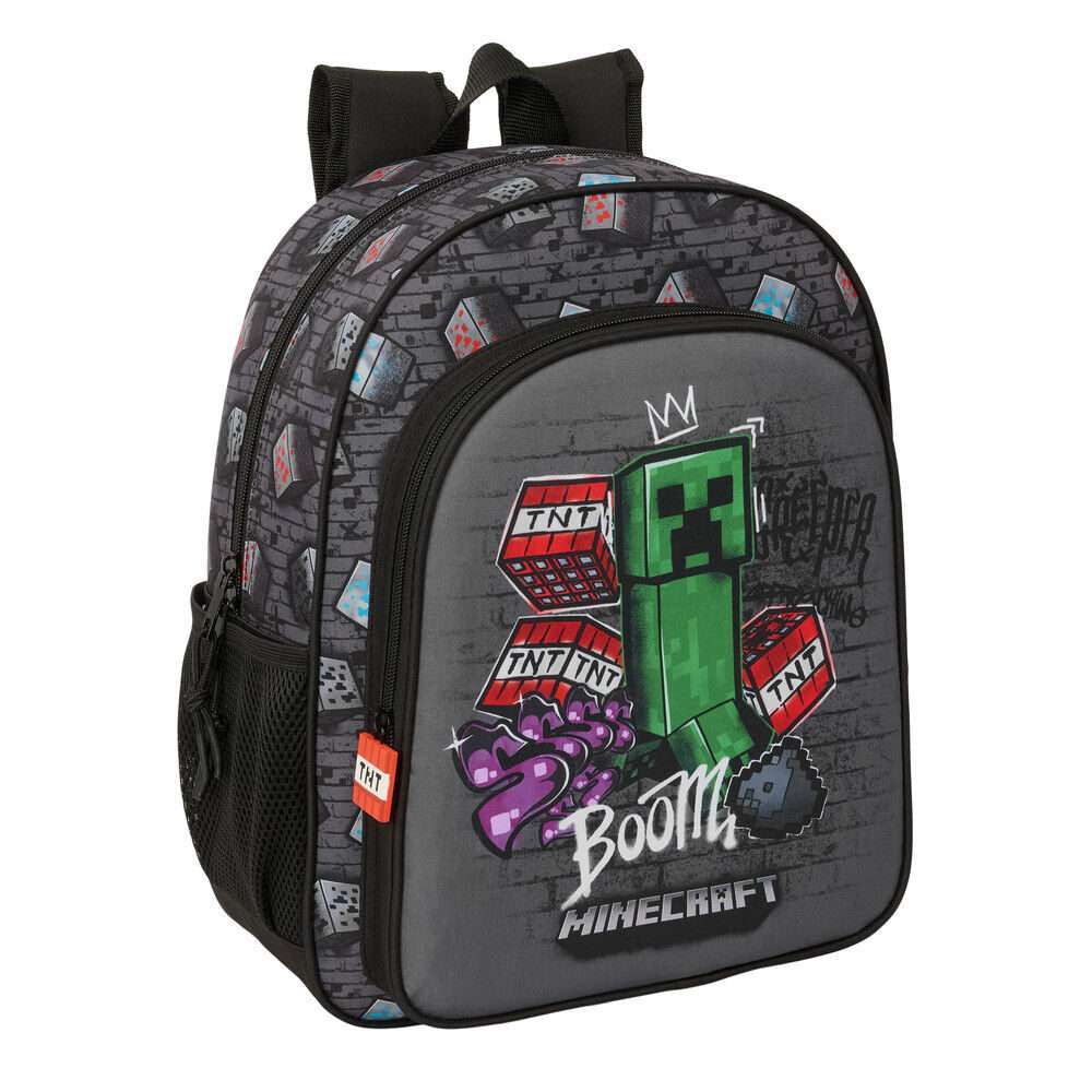 Minecraft Graffiti adaptable backpack 38cm Safta