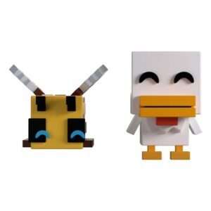 Minecraft Vinile Figures Bee E Chicken Monitor Buddiez Youtooz