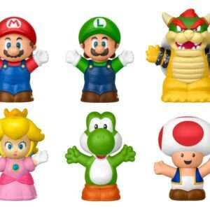 My Mario Little People Da Collezionemini Figura 6-pack 7 Cm Mattel