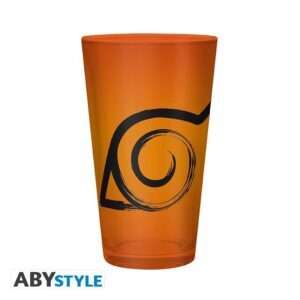 Naruto Shippuden Bicchiere 400ml Konoha & Seal Abystyle