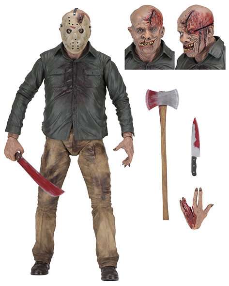 NECA FRIDAY THE 13TH JASON 1/4 PART.4 AF ACTION FIGURE