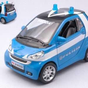 New Ray NY71413 SMART FORTWO POLIZIA 1:24 Modellino