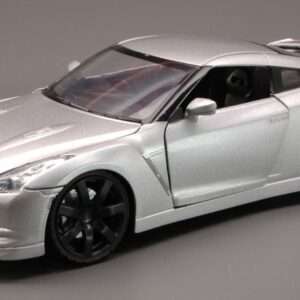 New Ray NY71933 Nissan Gtr 2009 Silver 1:24 Modellino