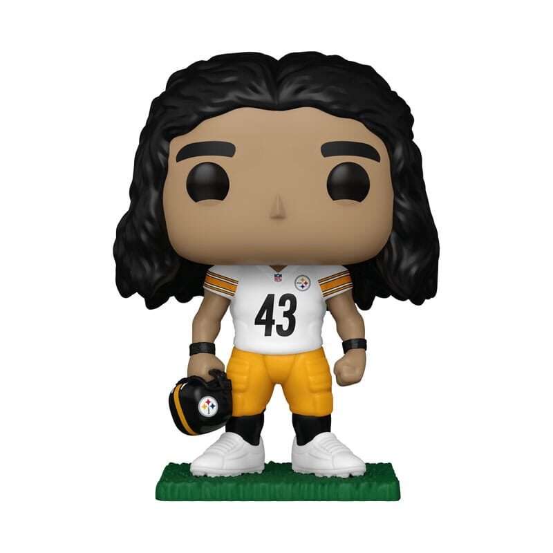 Nfl: Legends Pop! Sports Vinile Figura Legends- Troy Polamalu(steelers) 9 Cm Funko