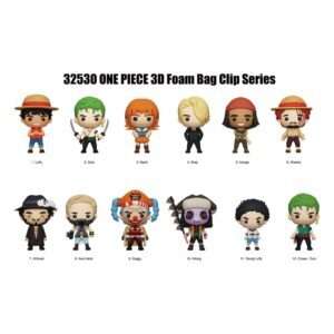 One Piece 3d Pvc Bag Clips Netflix Series 1 Con Figure Int.