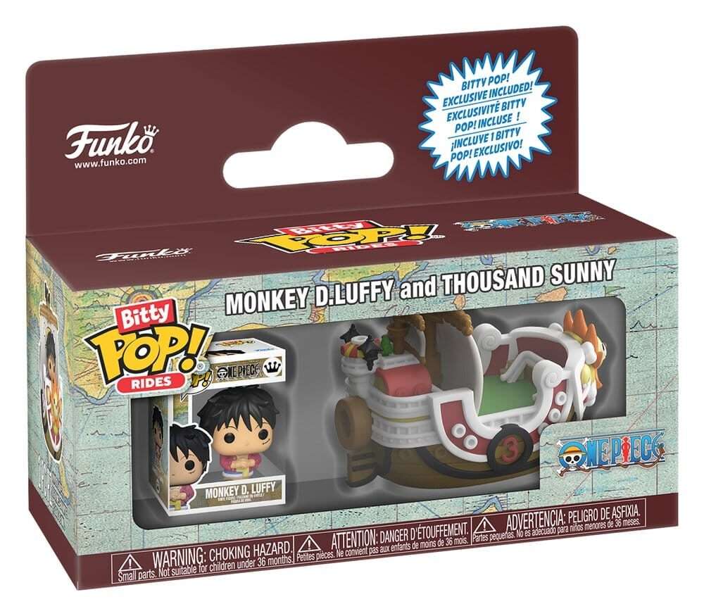 One Piece Bitty Pop! Ride Vinile Figura Thousand Sunny W/luffy 2,5 Cm Funko
