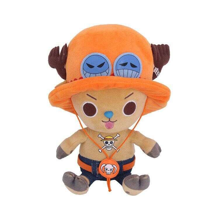 One Piece Peluche Figura Chopper X Ace 20 Cm Sakami Merchandise
