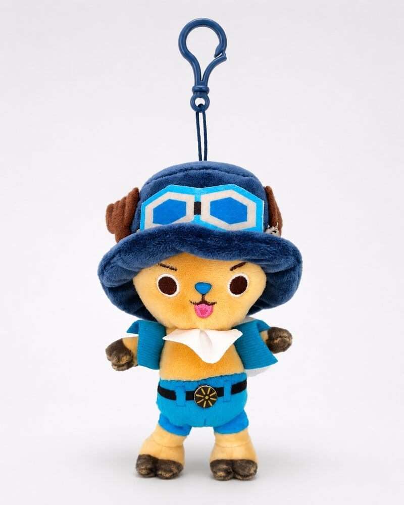 One Piece Plush Keychain Chopper X Sabo 11 Cm Sakami Merchandise