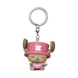 One Piece Pop! Vinile Portachiavis 4 Cm Chopper W/cotton Candy Funko