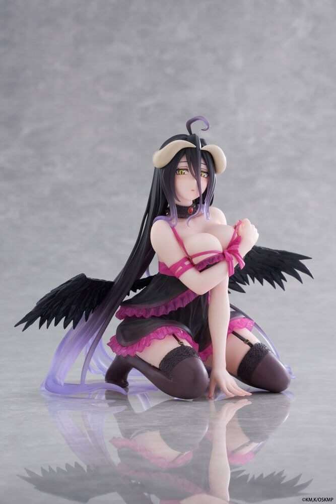 Overlord Desktop Cute Pvc Figura Albedo (negligee Ver.) 13 Cm Taito Prize
