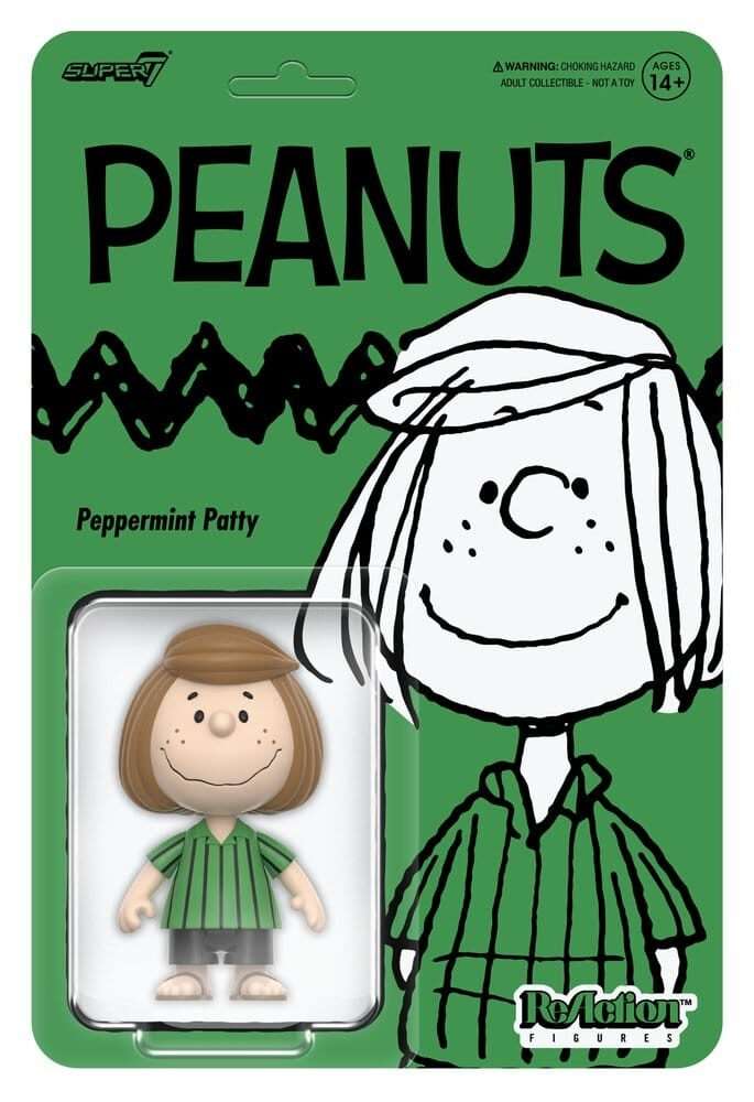 Peanuts Reaction Action Figura Wave 09 Peppermint Patty Super7