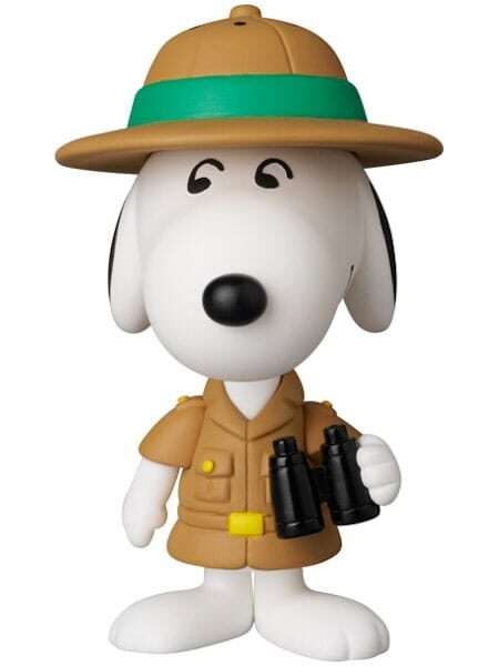Peanuts Udf Series 18 Mini Figura Safari Snoopy 7 Cm Medicom