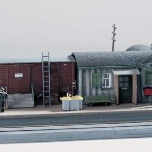 Piko 61112 Stazione edifici ferroviari 1:87 H0 Kit Modellismo SCATOLA ROVINATA