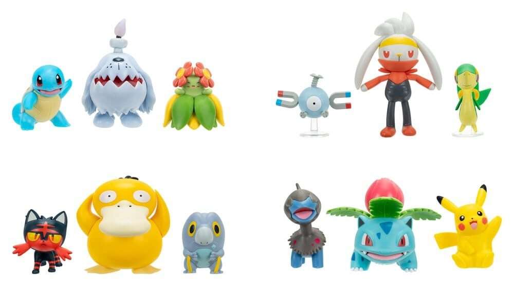 Pokémon Battle Figure Action Figures 3-Pack Ver. 29 Jazwares