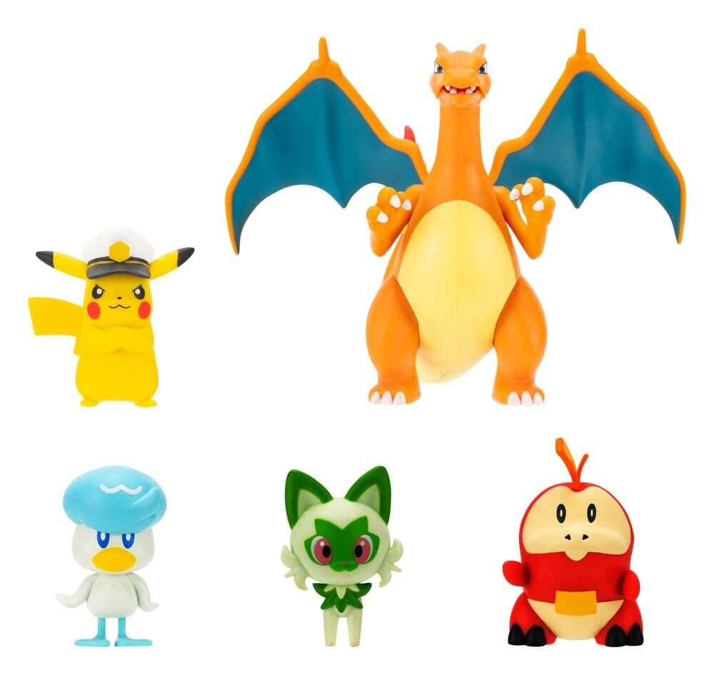 Pokémon Battle Figure Action Figures 6-Pack Multi-Pack Jazwares