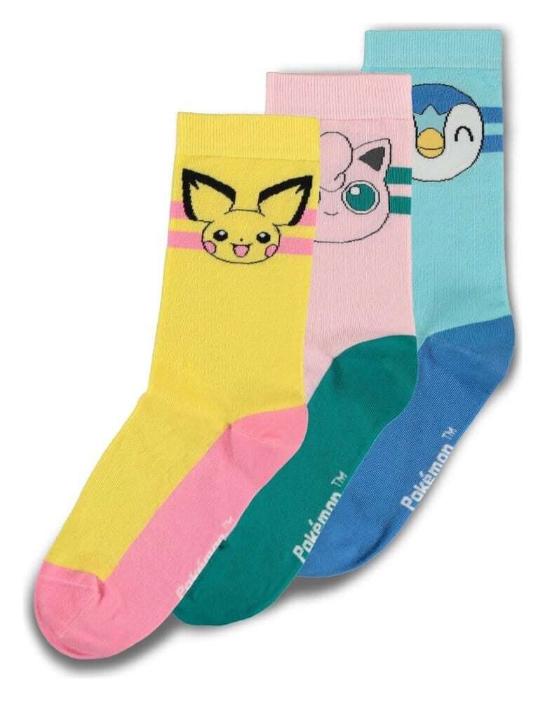 Pokémon Calzini 3-pack Crew 39-42 Difuzed