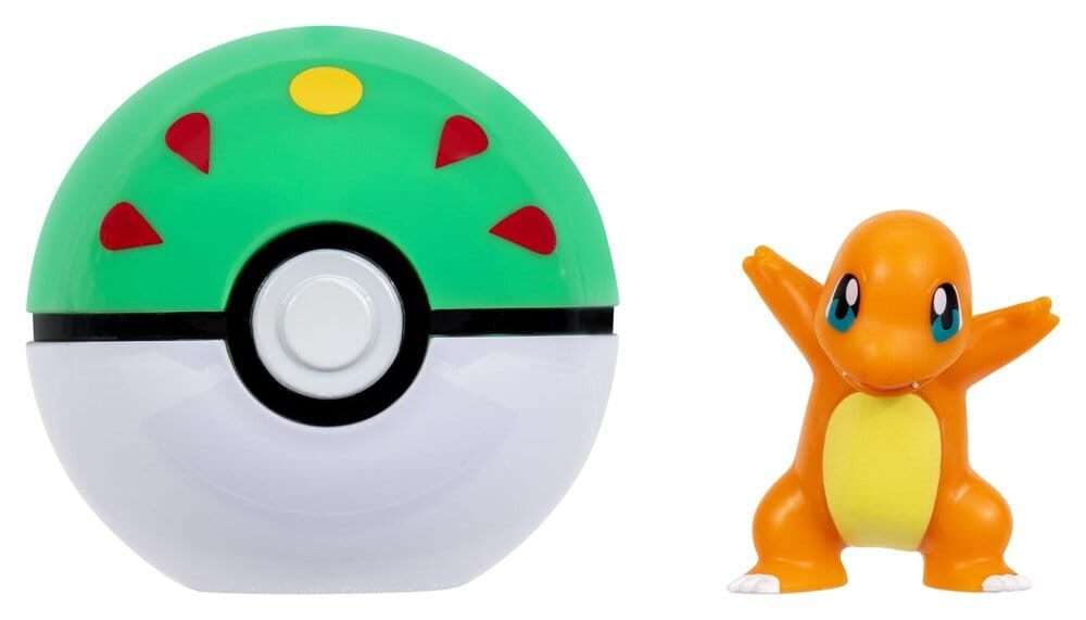 Pokémon Clip 'n' Go Action Figure Charmander & Friend Ball Jazwares