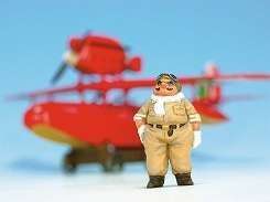 Porco Rosso Model Kit Savoia S21 Prototype 1/48 + Figure Porco Studio Ghibli