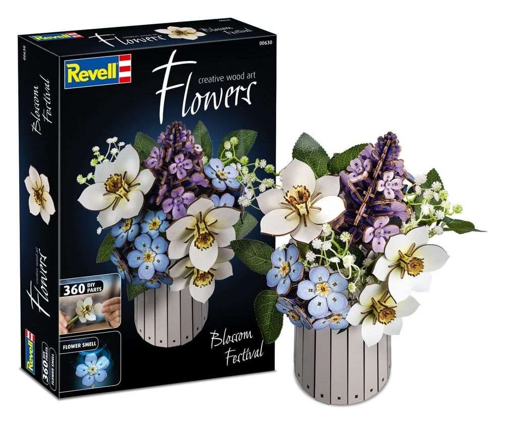 Revell Flowers In Legno Flowers Blossom Festival 22 Cm Revell