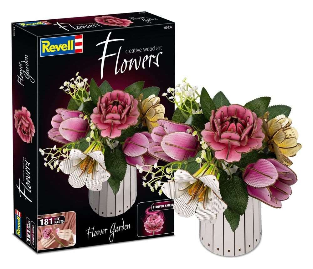 Revell Flowers In Legno Flowers Flower Garden 22 Cm Revell