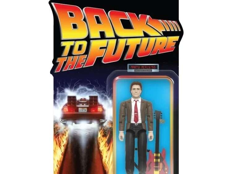 Ritorno Al Futuro Wave 1 Marty Mcfly '55 Reaction+ Figura Action Figura Super 7